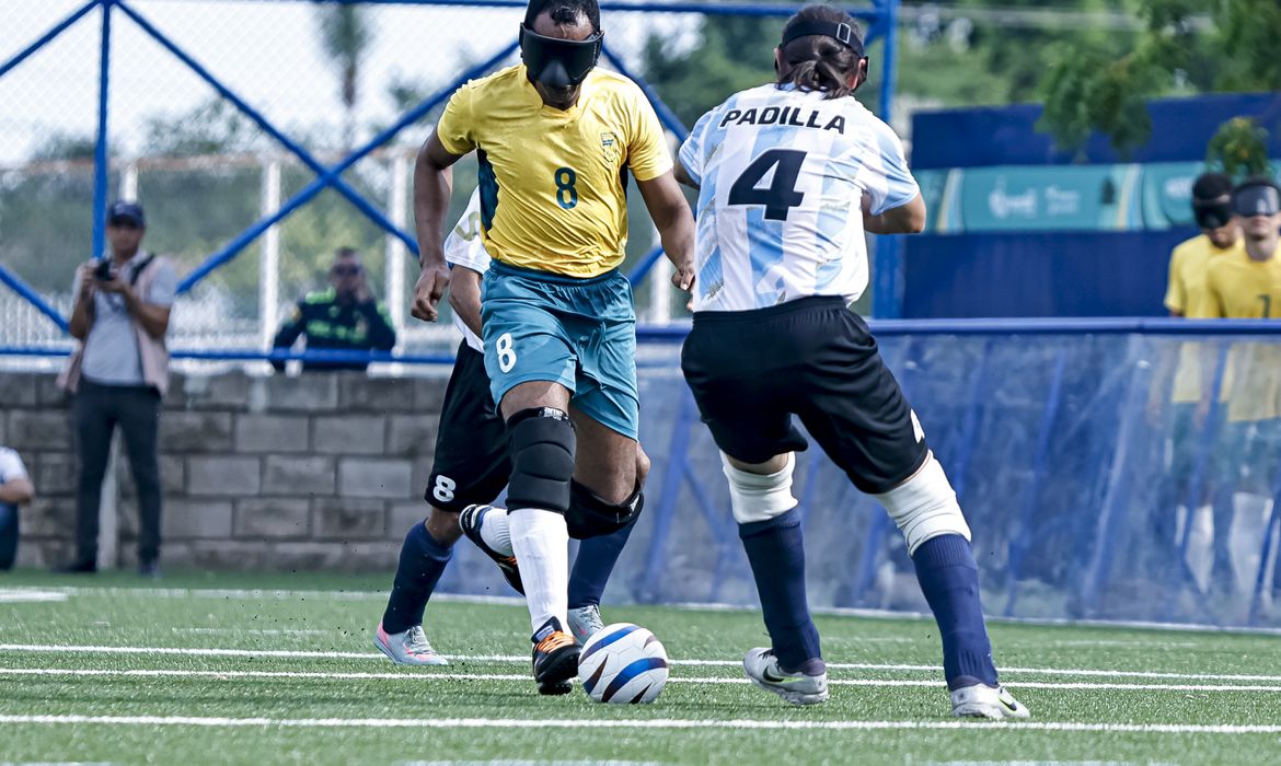 Brasil encerra Jogos Parasul-Americanos com ouro no futebol de cegos 1