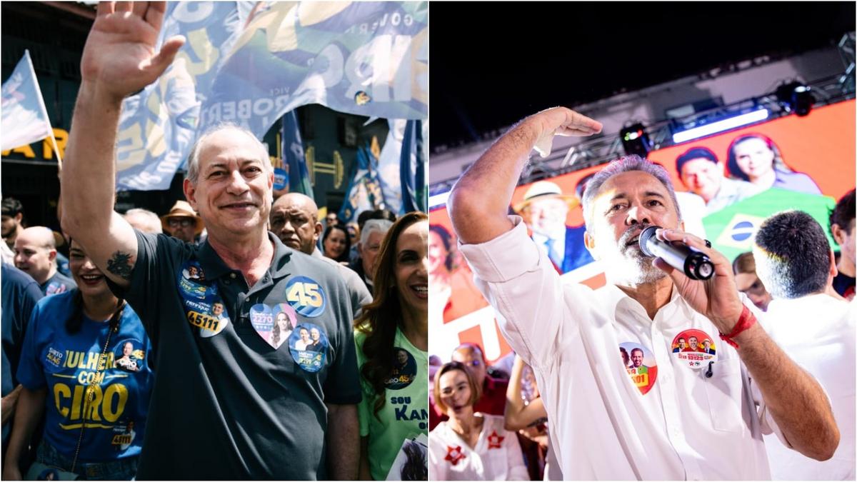 Datafolha: Ciro Gomes amplia vantagem sobre Elmano na disputa pelo Governo do Ceará 1 ciro x elmano 1