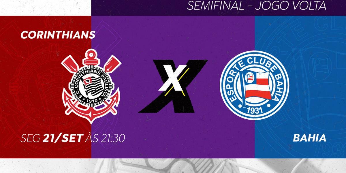 corinthians x bahia