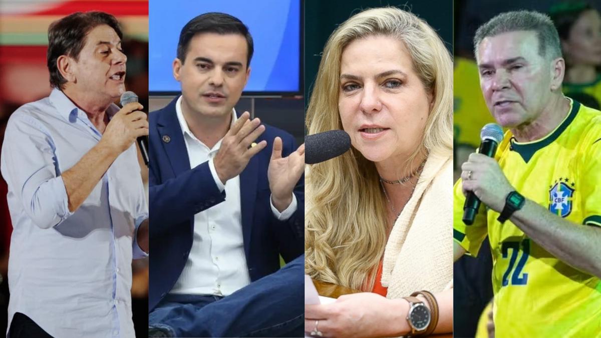 Datafolha aponta equilíbrio na disputa ao Senado no Ceará; veja os números 1 montagem senado 1