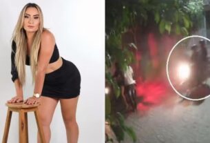 mulher morta no interior