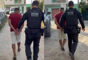 suspeito foi preso na sexta feira 11