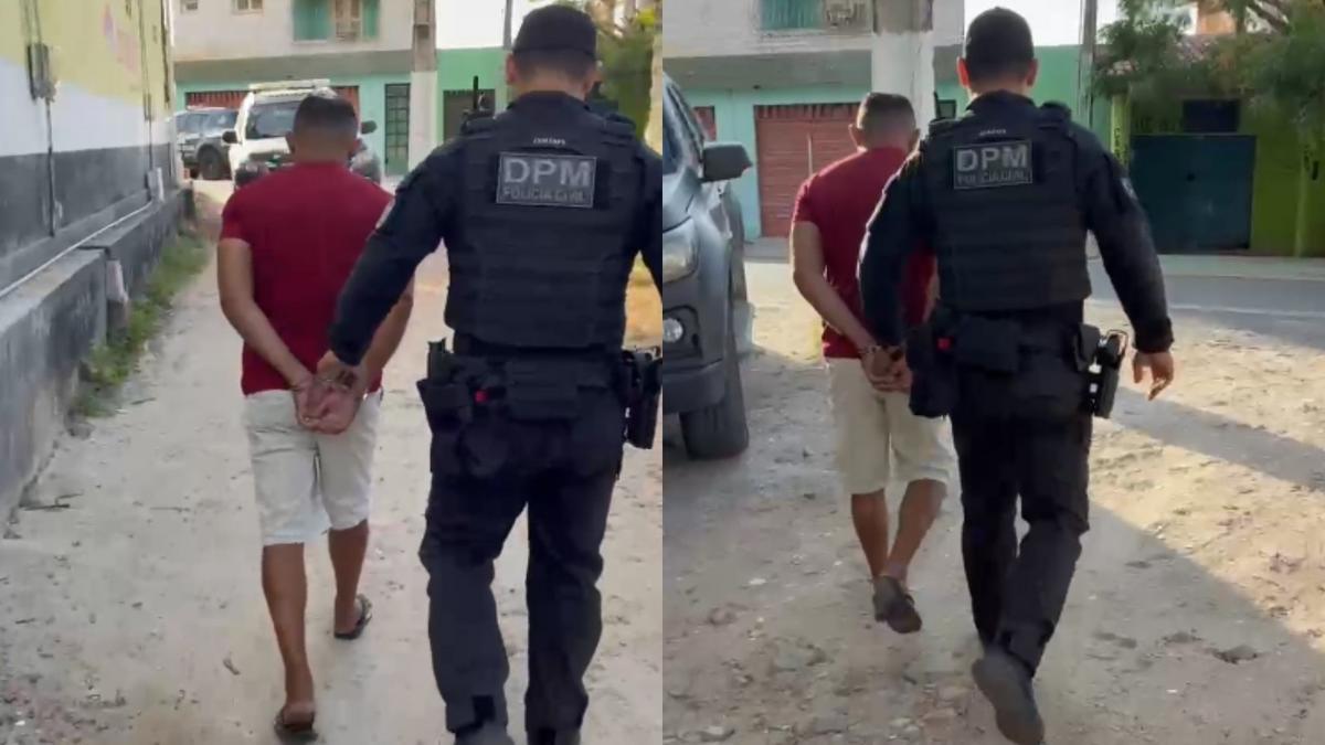 suspeito foi preso na sexta feira 11